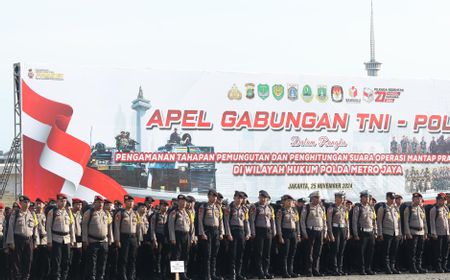 71.396 Personel Dikerahkan Kawal Pemungutan Suara Pilkada Jakarta