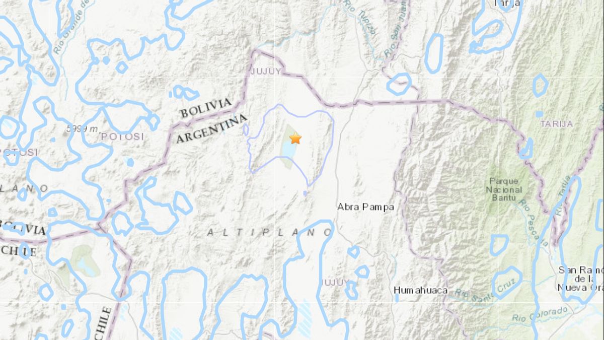 Gempa Argentina, Magnitudo 5,6