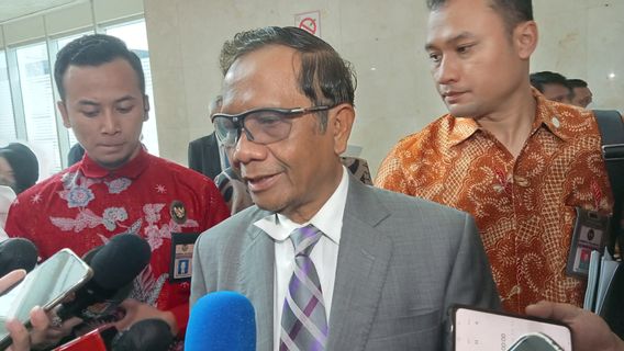 Mahfud 言及権利について:私の支持は必要ありません、それは党の仕事です