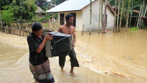 BMKG: 9 Zones à Aceh Potentiellement De Fortes Pluies, Méfiez-vous Des Inondations