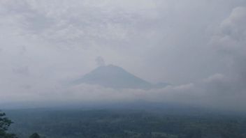 Le mont Semeru est de retour en éruption avec une éruption allant jusqu’à 600 mètres