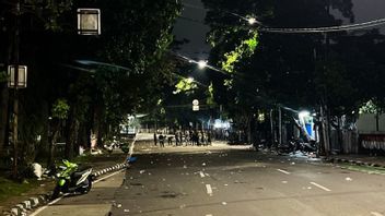 Mako Brimob Kwitang Kondusif地区,Polda Metro Jaya部署了324名人员参加大规模巡逻