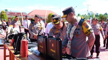 515 membres du personnel tni/polri sécurisant les élections à Bulungan