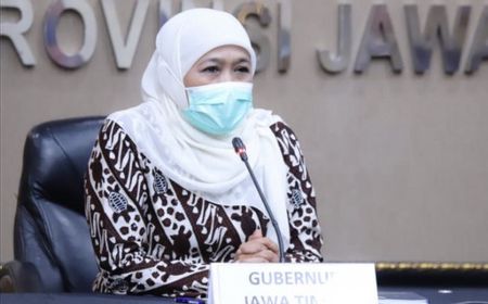 Khofifah Pastikan Perbaikan Jembatan Ngaglik Lamongan yang Ambles Bisa Rampung 22 April