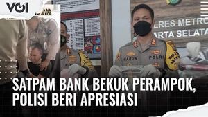 VIDEO: Satpam Bank Bekuk Perampok, Polisi Beri Apresiasi