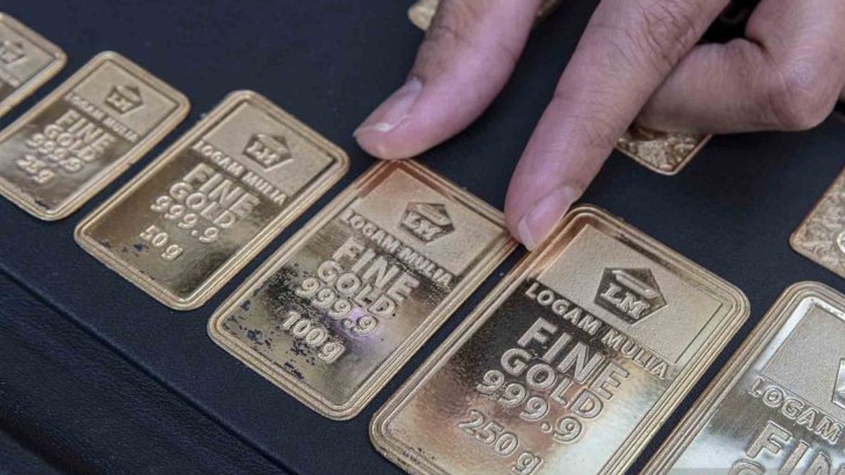 Antam's Gold Bar Price Increases IDR 2.000 to IDR 1.03 Million per Gram Today