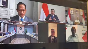 From London, Prabowo Holds Ratas to Discuss PKH Task Force via Video Conference
