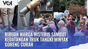 VIDEO: Thousands Of Hysterical Residents Welcome The Bulk Cooking Oil Tanker Truck