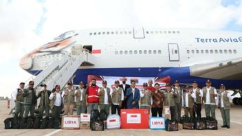 インドネシア政府の人道支援がリビアに到着