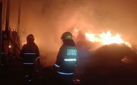 Gudang Kayu Terbakar di Duren Sawit, Tempat Produksi Mebel untuk Pameran