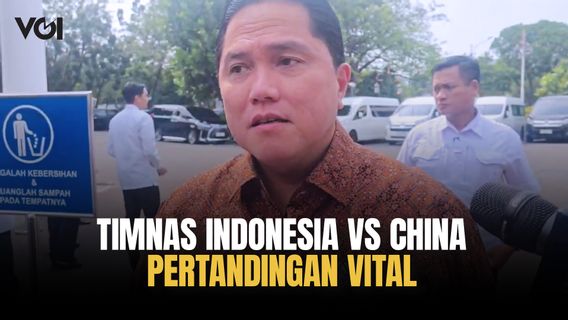 Erick Thohir Optimis Timnas Indonesia Bangkit Saat Melawan China di Kualifikasi Pildun 2026