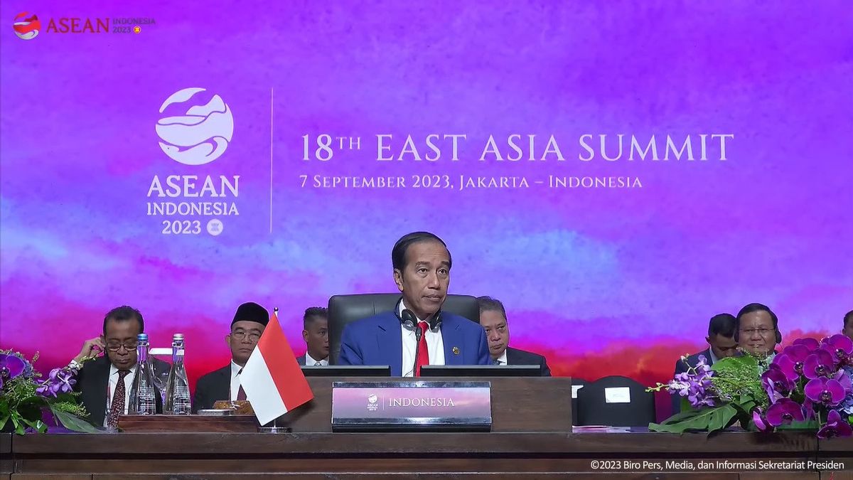 Firm! President Jokowi Invites Leaders Not to Create New Wars in East Asia