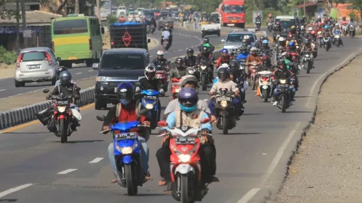 警方在Indramayu绘制7个容易发生交通拥堵点,以参考Lalin返乡2024年开斋节的应用