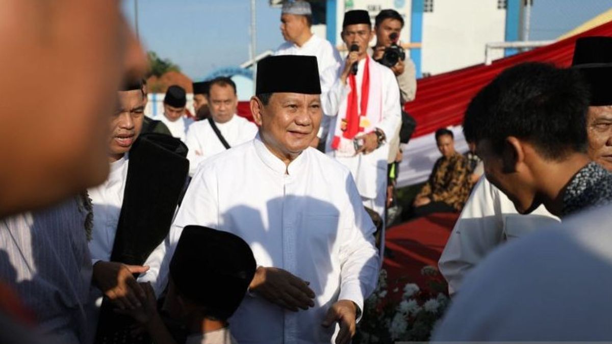 Les citoyens de Bogor enthousiastes à la Salat d’Iduladha avec le président élu Prabowo