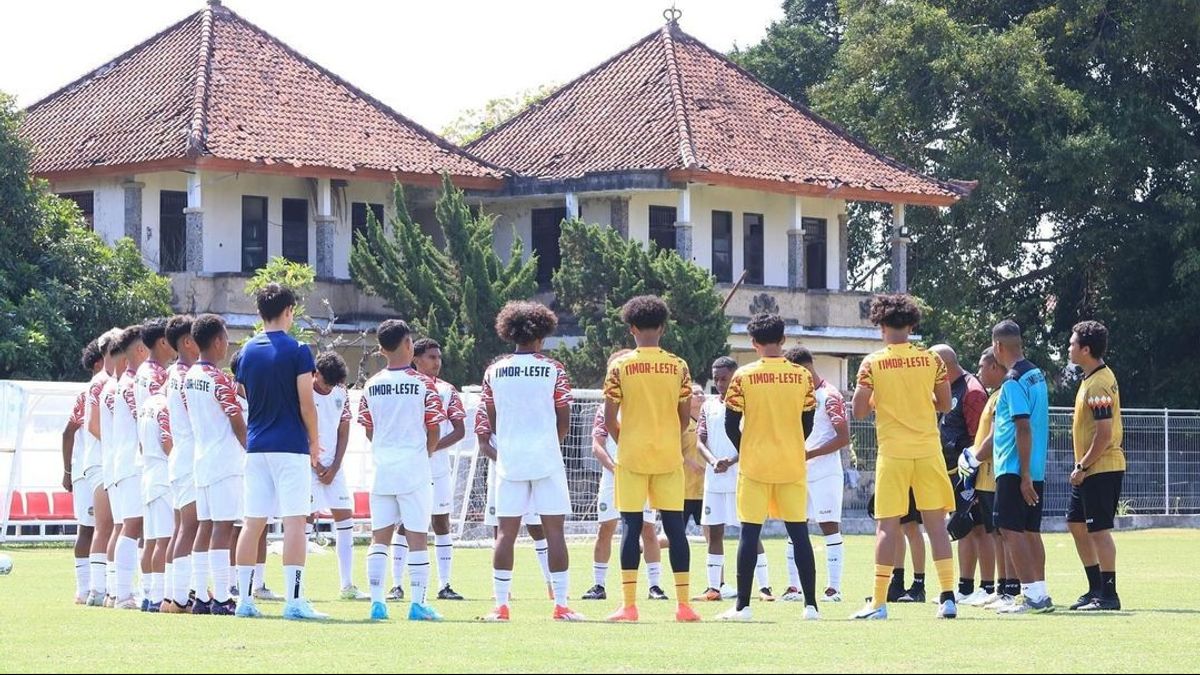 L’entraîneur du Timor oriental des moins de 20 ans fait de l’Indonésie référence au développement du football