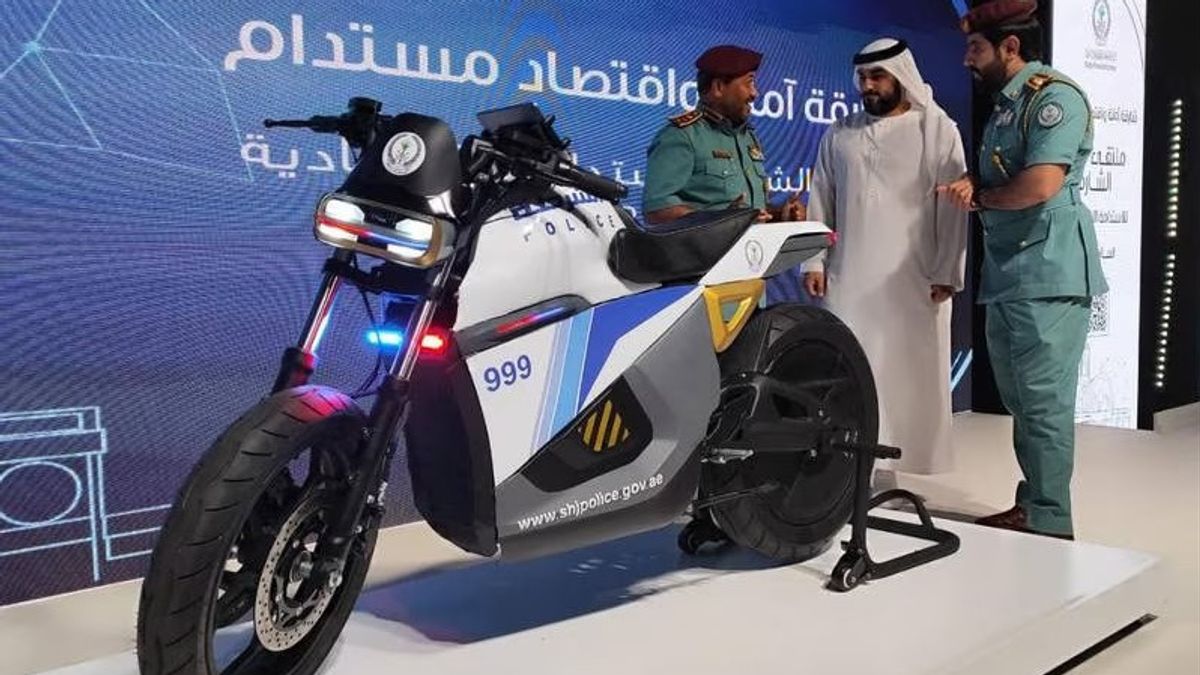 Kepolisian Sharjah UEA Bakal Miliki Motor Listrik untuk Polantas: Dibekali Radar hingga Kamera 