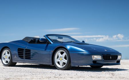 Ferrari 512 TR Spyder Pesanan Tak Sampai Sultan Brunei Dilelang