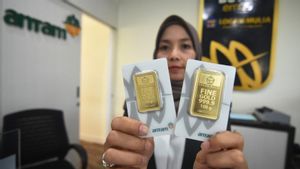 Harga Emas Antam Turun Rp5.000, Beda Nasib dengan Perak