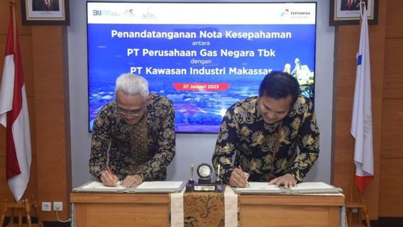 مذكرة تفاهم PGN Teken مع PT Kawasan Industri Makassar ، تزيد من استخدام غاز الأرض حتى 3 BBTUD في منطقة شرق إندونيسيا