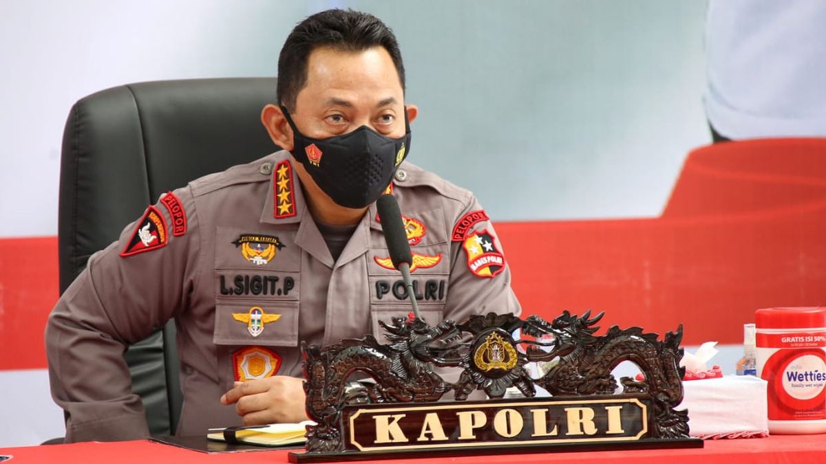 Plein De Fierté, Le Chef De La Police Nationale Sigit Qualifie L’Indonésie De Numéro 1 En Asie Du Sud-Est De Contrôler Avec Succès La COVID-19