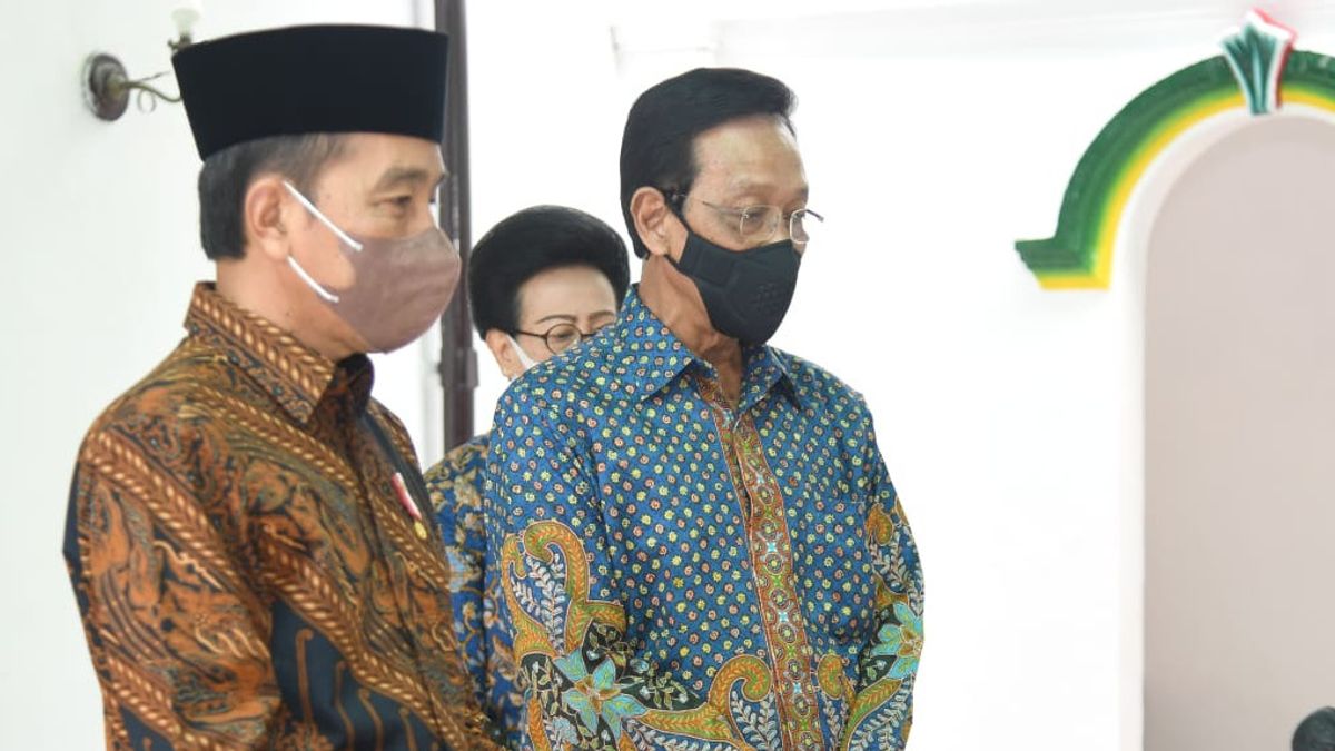 President Jokowi Lantik Sri Sultan Hamengku Buwono X So Person Number 1 In Yogyakarta