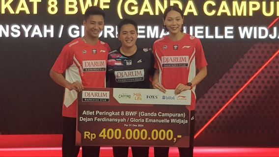 Dejan dan Gloria Terima Bonus PB Djarum setelah Jadi Ranking 8 Dunia