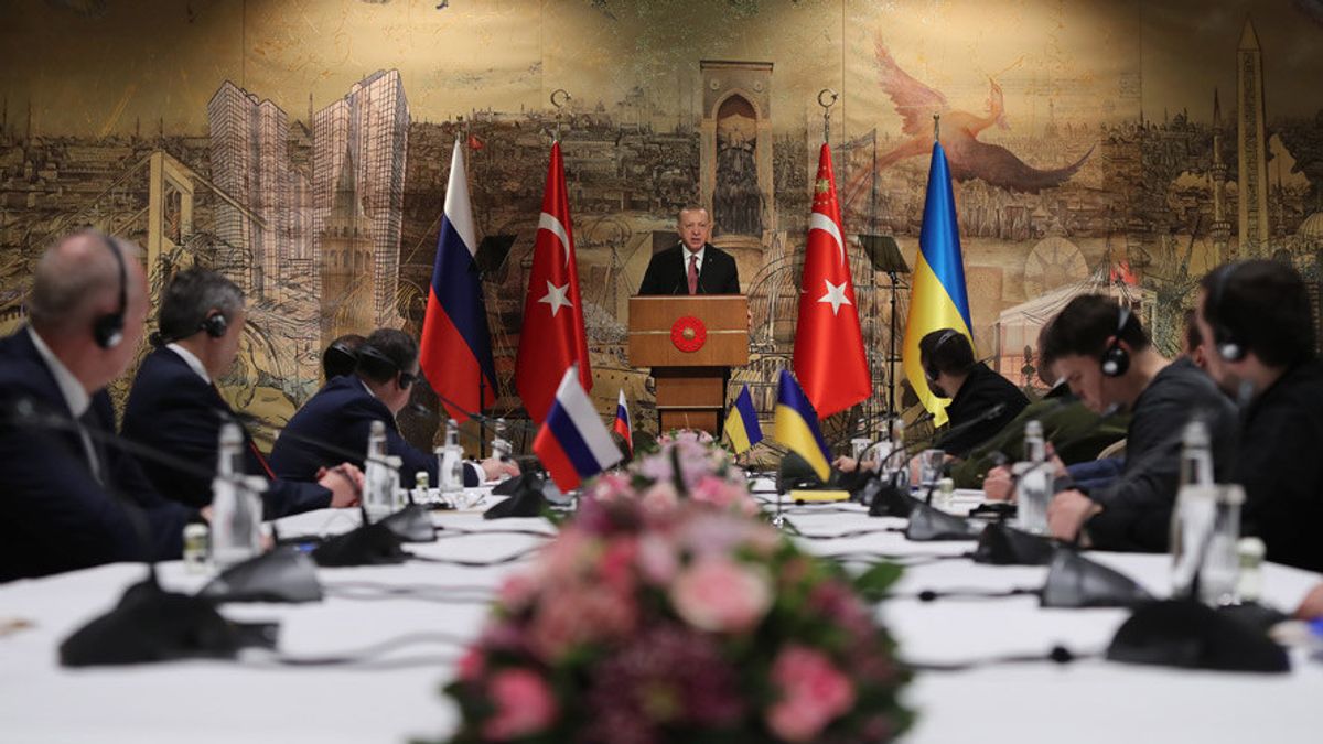 Siap Layani Kebutuhan Delegasi Selama Perundingan Damai Rusia-Ukraina, Presiden Erdogan: Saya Tinggalkan Menteri Luar Negeri