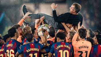 Sukacita Hansi Flick est triste le jour où Barcelone a remporté le titre de LaLiga