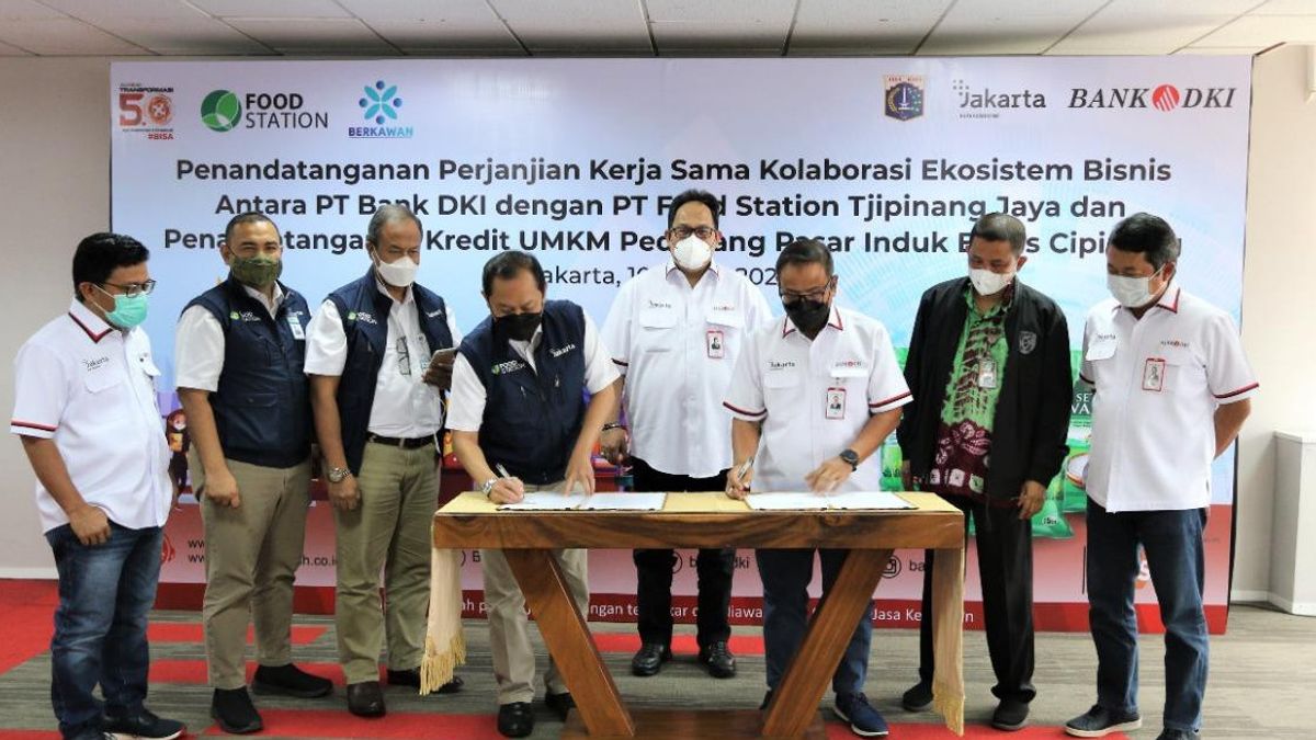 Bank DKI Collaborates With Food Station, Builds A Business Ecosystem In DKI Jakarta