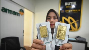 アンタムゴールドの価格は週末に再び上昇し、セグラムは196万ルピアで販売されています