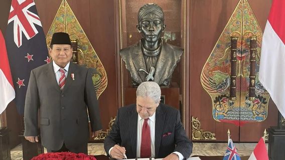 New Zealand Foreign Minister Meets Defense Minister Prabowo