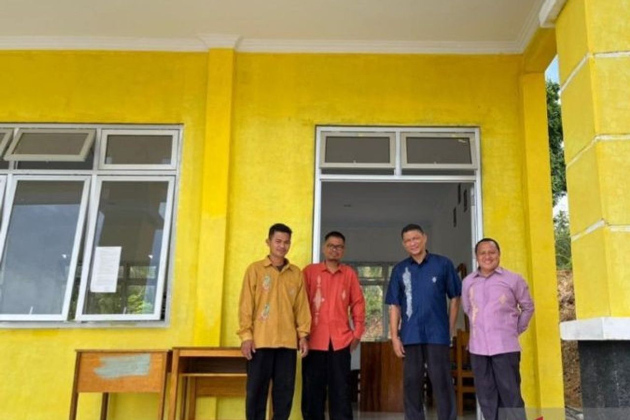 Muhammadiyah健康职业学校Gorontalo的建筑遭到破坏,尽管建成仅一年多