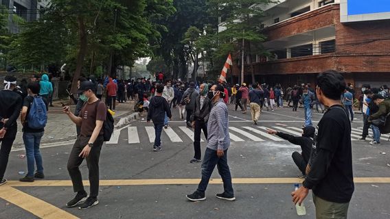 Kompak, Anggota DPRD Bogor Fraksi PKS-Demokrat Ikut Demo UU Cipta Kerja