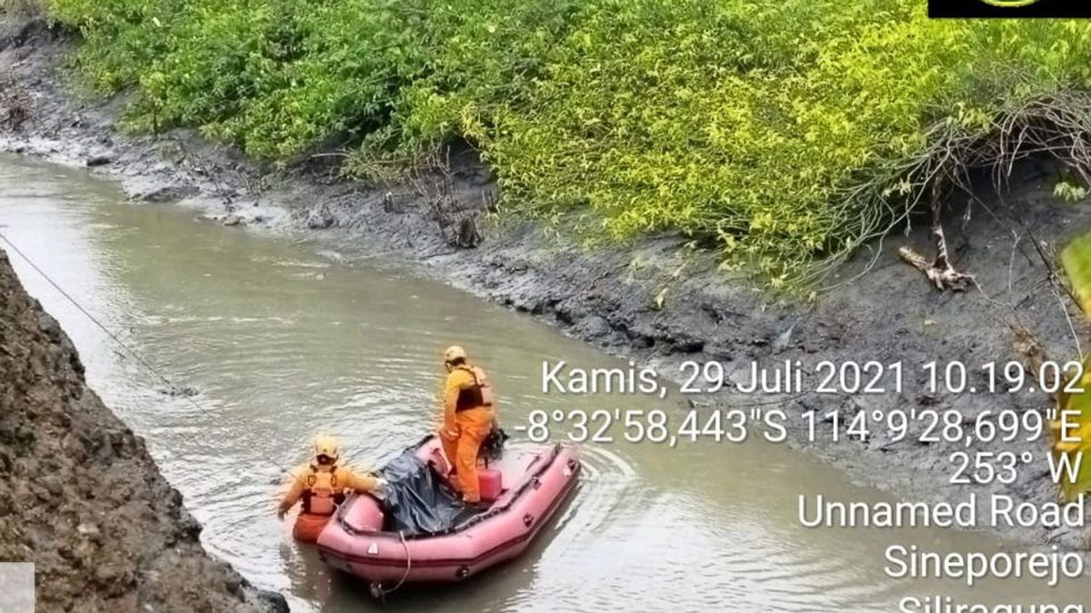 Pria Tenggelam di Sungai Curah Gulung Banyuwangi, Ditemukan 10 Meter dari Pakaiannya