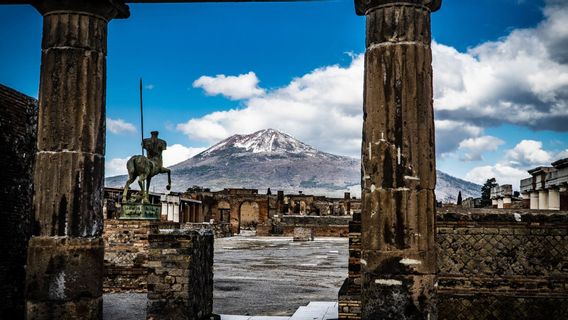 The Magnitude Of The Explosion Of Mount Vesuvius, 2 Thousand People Died In 15 Minutes