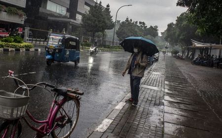 Prakiraan Cuaca Selasa 31 Mei: Jabodetabek Hujan