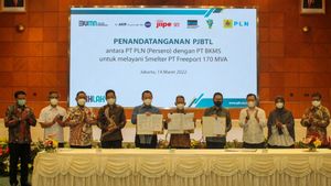 PLN Salurkan Listrik 170 MVA ke Smelter Freeport Indonesia di Gresik Jawa Timur