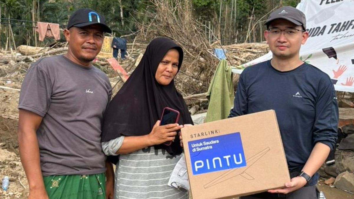 Dukung Penanganan Bencana di Sumatera, PINTU Bagikan Starlink untuk Konektivitas Darurat