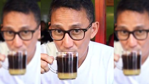 It Turns Out That Menparekraf Sandiaga Has A Habit Toput Milk Coffee Without Being Stirred