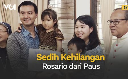 Viral Kehilangan Rosario dari Paus Fransiskus, Seorang Bocah Dapat Kiriman Pengganti