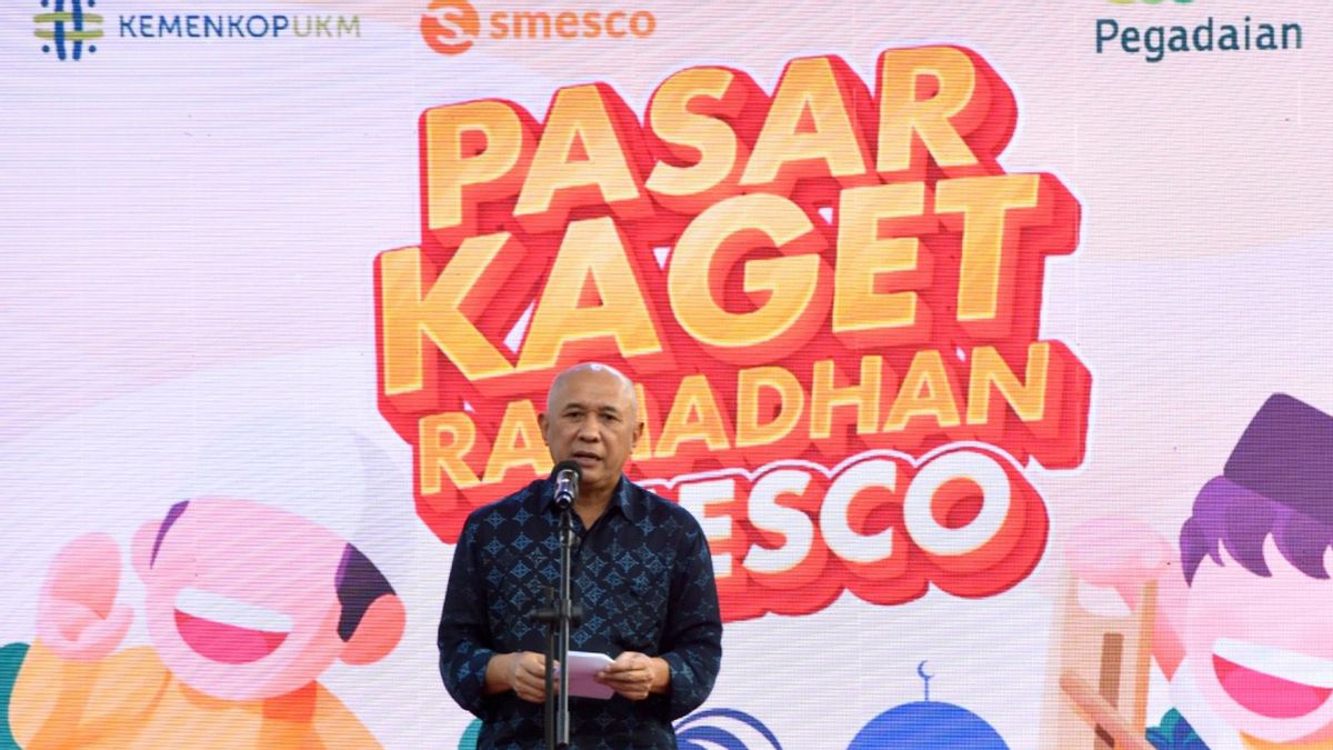 Adakan Pasar Kaget Ramadan, Menkop UKM: Jadi Ajang Promosi Produk UMKM