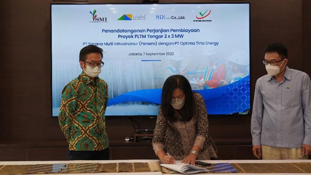 耗资2000亿印尼盾，汤加PLTM的建设得到了PT SMI的资金注入