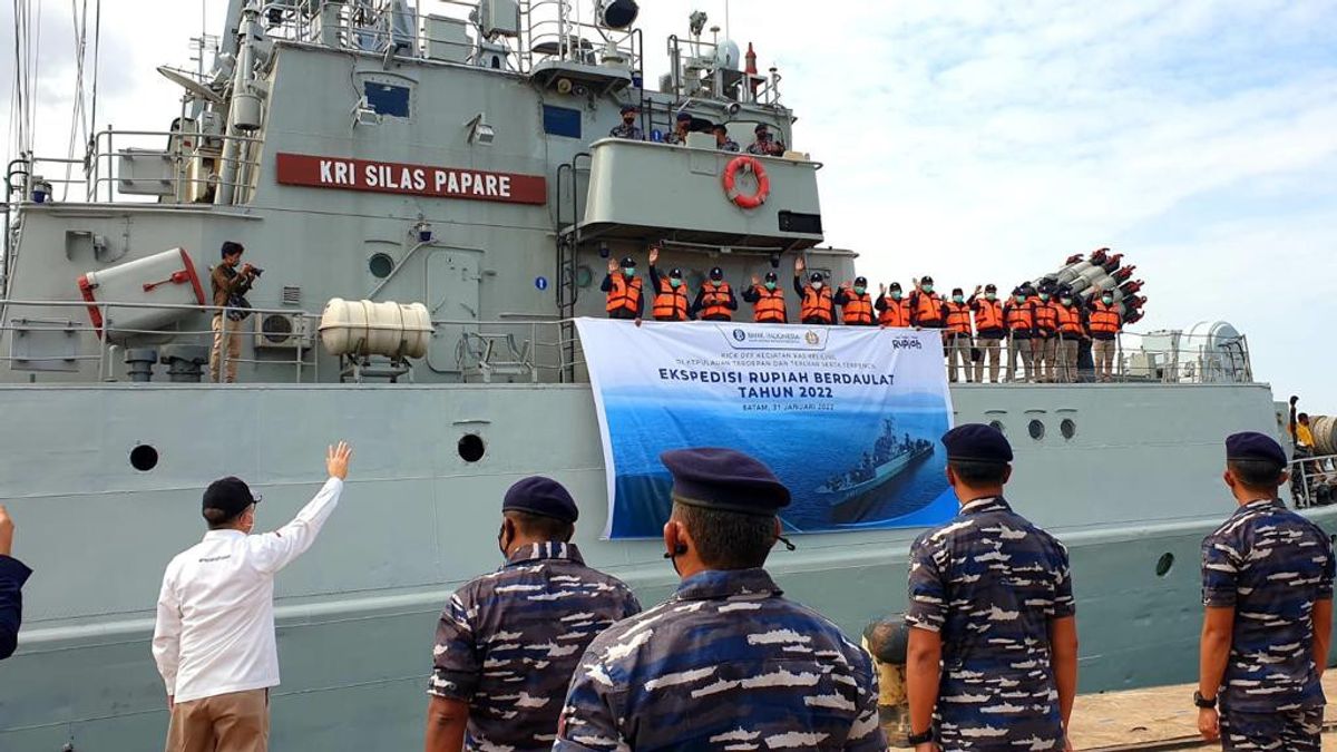 Unique! Bank Indonesia Intensifies The Use Of Rupiah In 3T Areas Using Warships