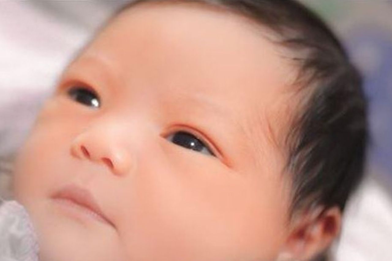 This Is The Face Of The First Daughter Of Atta Halilintar – Aurel, Her Cheeks Are Puffy And She Is Called 'Mochi'