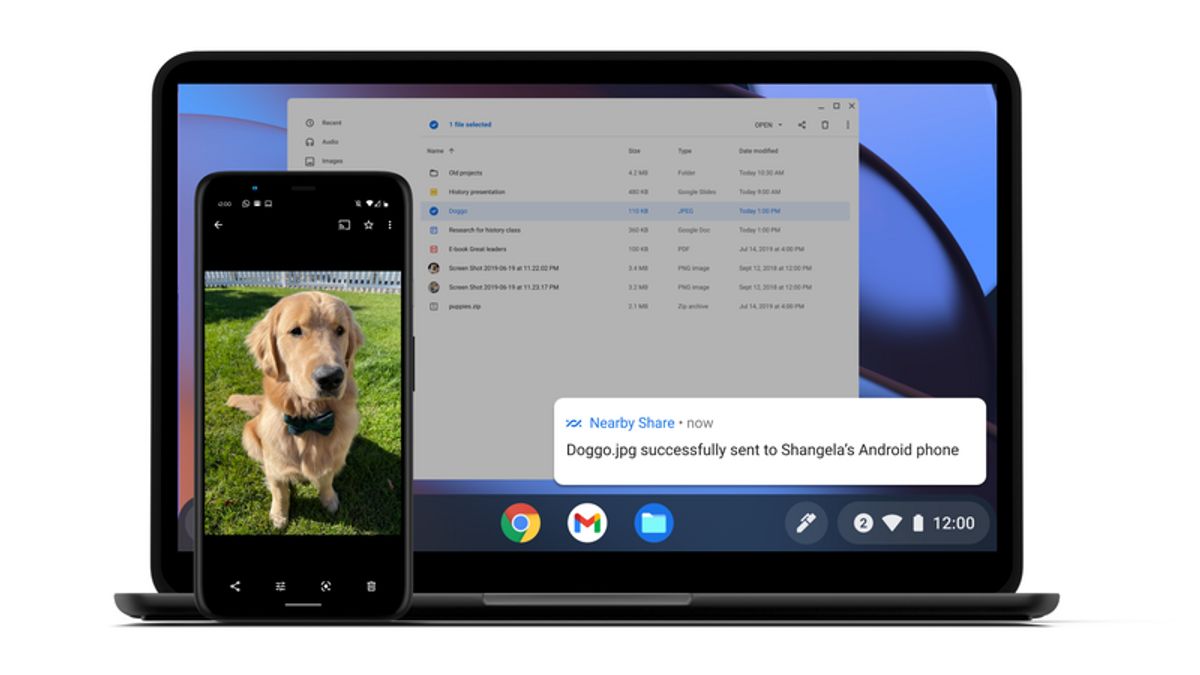 Sharing Files From Phone To Chromebook Now Easier