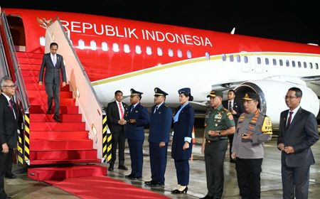 Presiden Jokowi Tiba di Jakarta Usai Hadiri KTT Khusus ASEAN-Australia