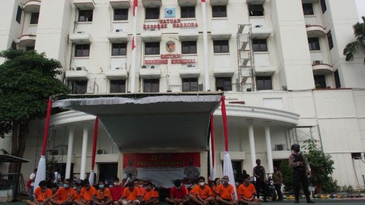 Pamer Kinerja, Polrestabes Tetapkan 49 Pelaku Kejahatan Jalanan di Surabaya 