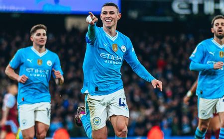 Foden Cetak Hattrick, Man City Hancurkan Aston Villa