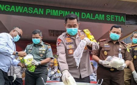 Polda Kalteng Sita 50,6 Kilogram Sabu Disembuyikan di Jeriken