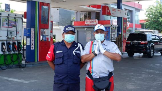 Protokol Kenormalan Baru Pertamina: Di SPBU Pengguna Roda Empat Usahakan Tidak Turun